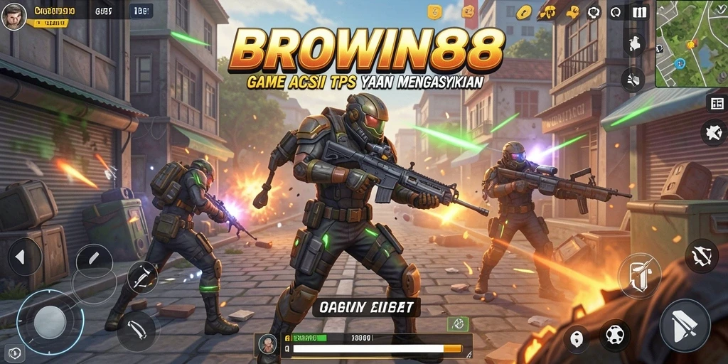 Tampilan gameplay seru dalam BROWIN88 yang menegangkan.