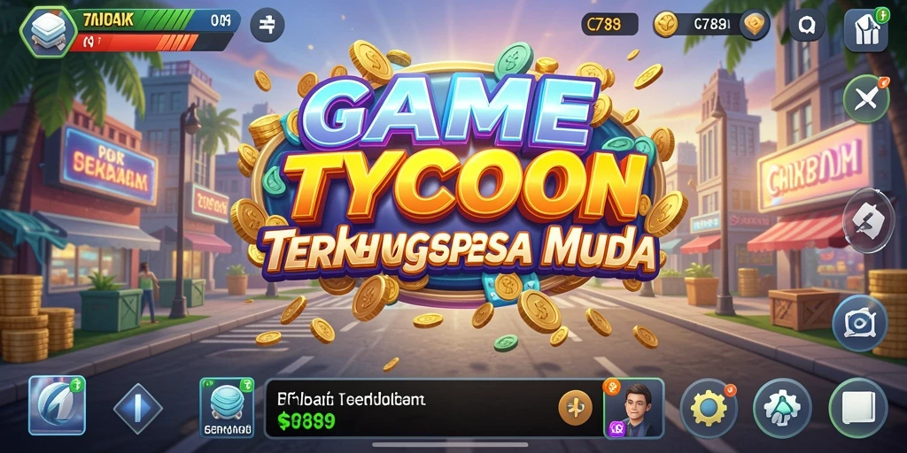 Tampilan menarik dari gameplay C789 yang penuh strategi Tycoon.