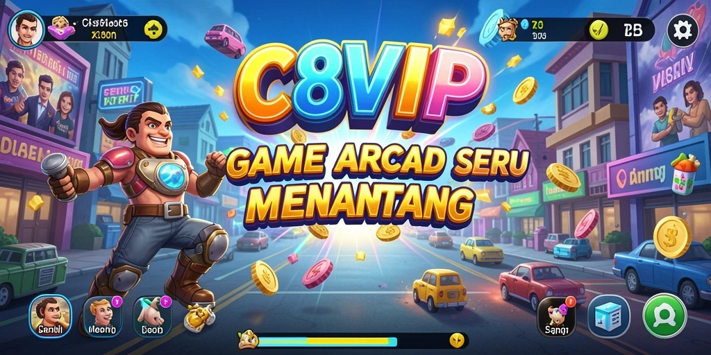 Tangkapan layar C8VIP menampilkan aksi gameplay yang penuh warna dan seru.