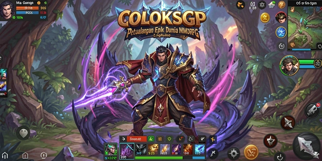 Tampilan gameplay epik dalam dunia COLOKSGP yang mengesankan.