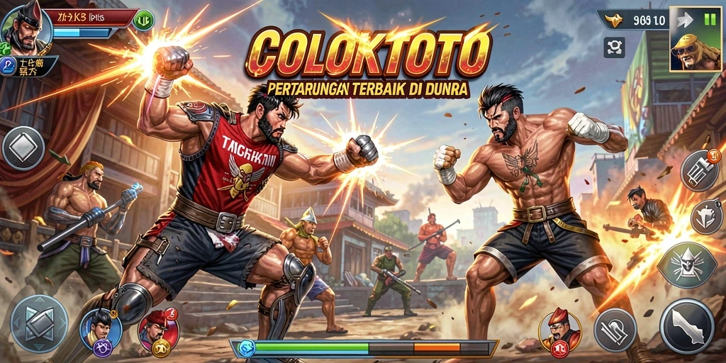 Gambaran pertarungan seru dalam COLOKTOTO.