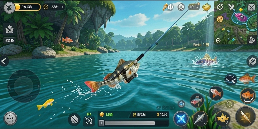 Tangkapan ikan yang spektakuler dalam gameplay DAYA138.