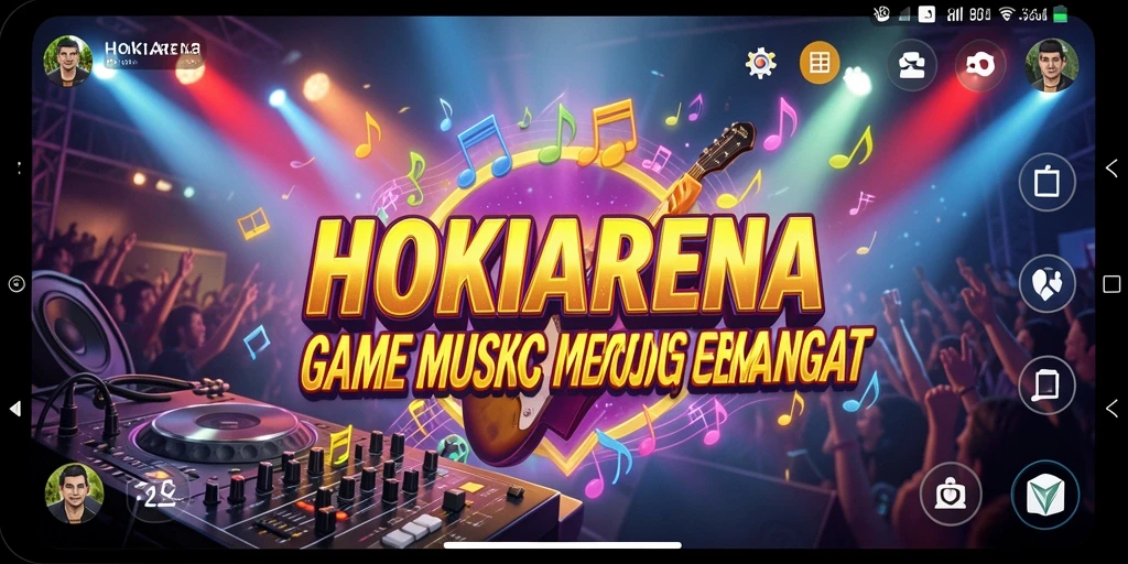 Tampilan gameplay HOKIARENA yang seru dan penuh warna.