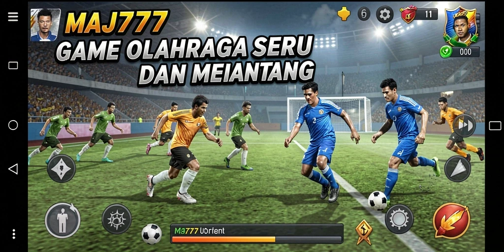 Screenshot gameplay MAJ777 yang menampilkan aksi olahraga seru.