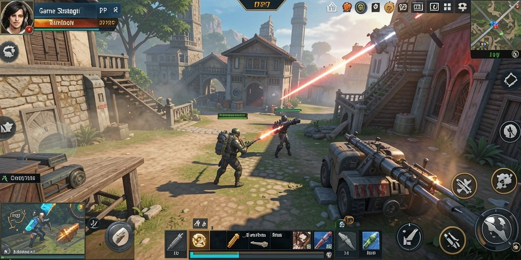 Screenshot gameplay PP7 menampilkan taktik strategi yang mendebarkan.
