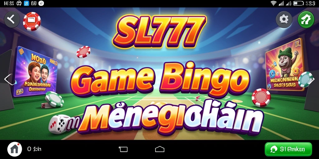 Tampilan gameplay SL777 yang seru dan menarik dalam permainan Bingo.
