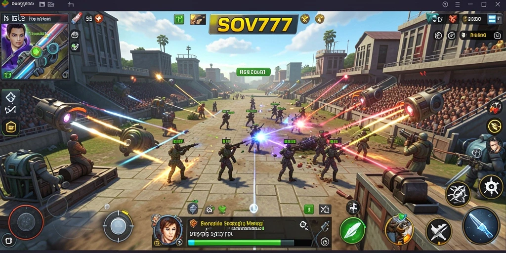 Tampilan gameplay SOV777 yang menegangkan dan strategis.