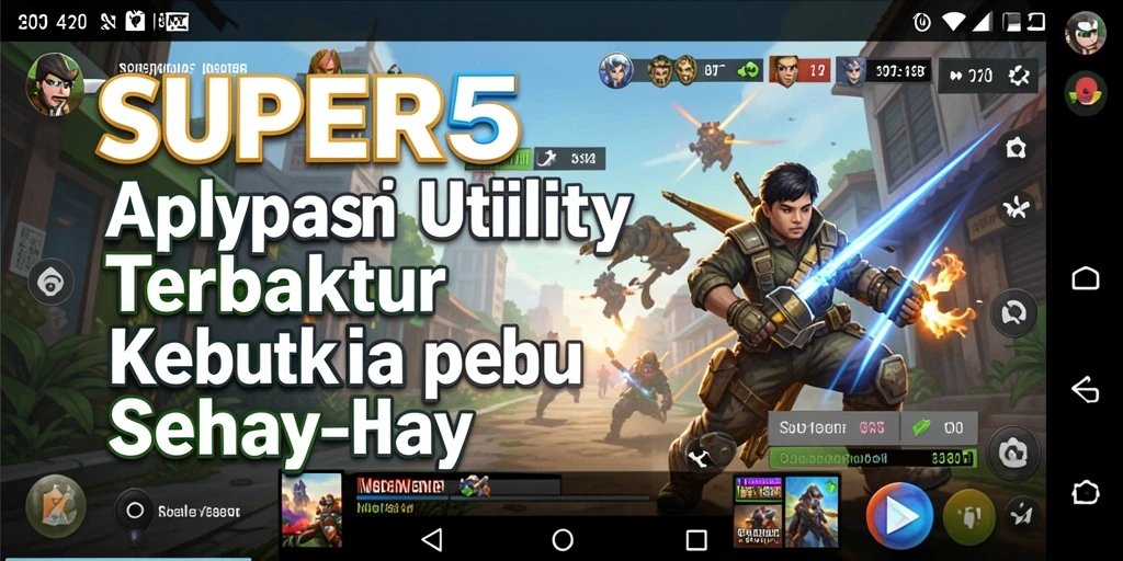 Tampilan antarmuka SUPER5 yang intuitif dan fungsional.