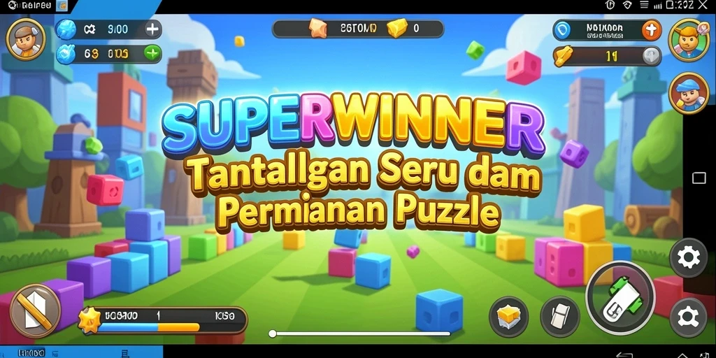 Tampilan menarik dari gameplay <strong>SUPERWINNER</strong> yang menantang pemain.