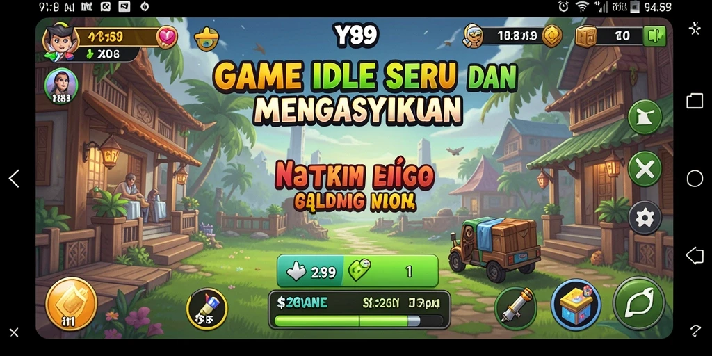 Tangkapan layar utama Y89 menampilkan gameplay yang seru dan interaktif.