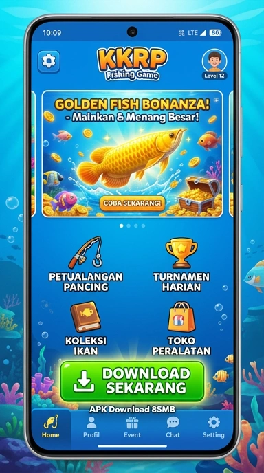 Tampilan antarmuka pusat unduh kkrp yang ramah pengguna.